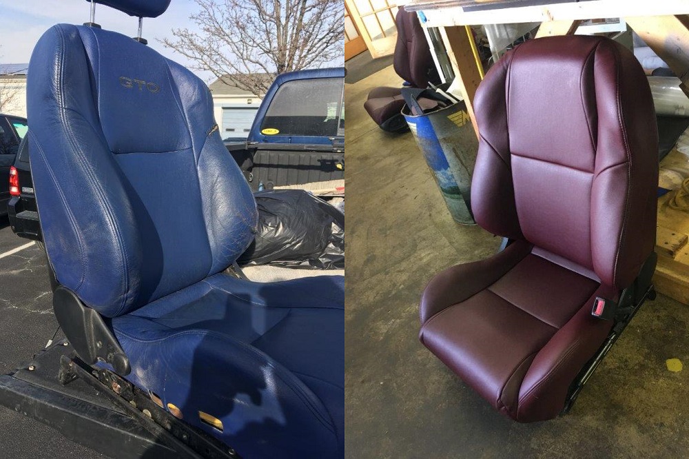 custom upholstered bucket seats